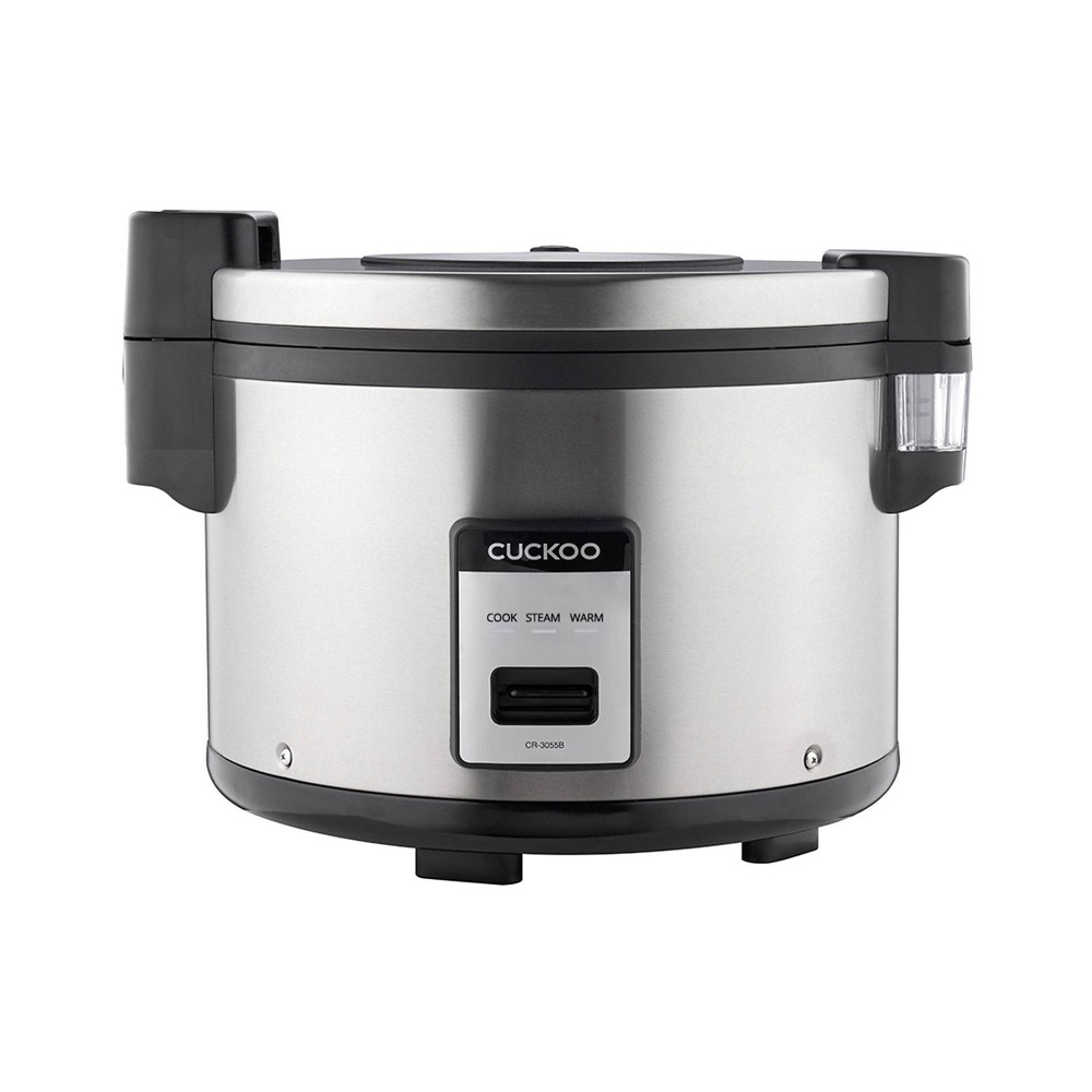 CUCKOO 30-Cup Commercial Rice Cooker and Warmer Silver Finish