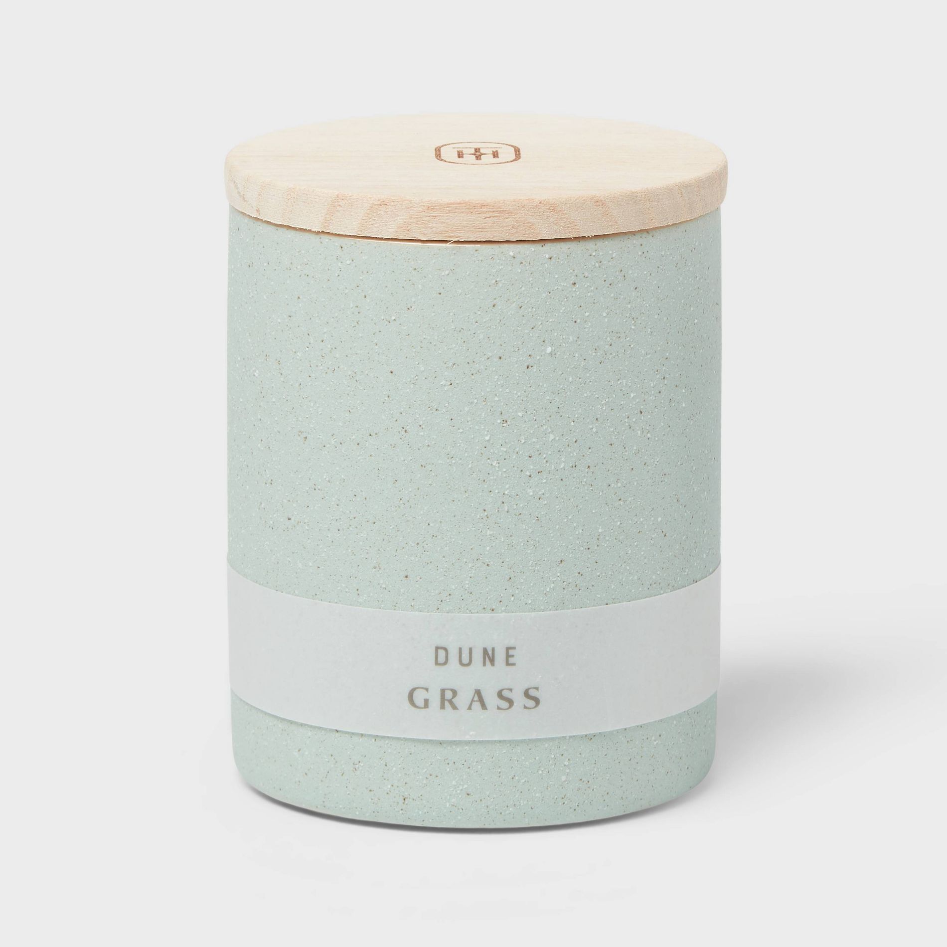 Matte Textured 6.4oz Ceramic Candle with Wooden Wick Dune Grass - Threshold™