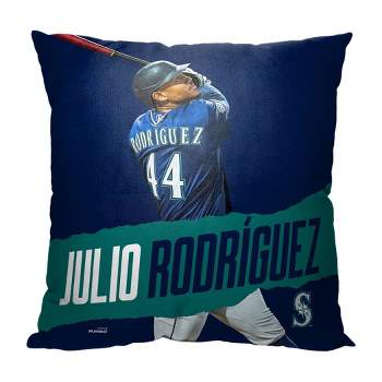 18"x18" MLB Seattle Mariners 23 Julio Rodriguez Player Printed Throw Decorative Pillow