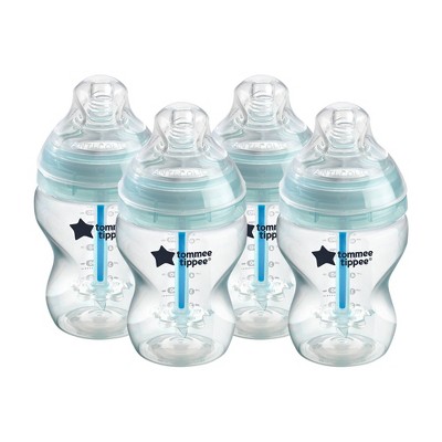 Image of Tommee Tippee Advanced Anti-Colic Bottles - Clear - 4pk/9oz