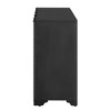 NicBex 4-Door Decorative Storage Cabinet, Sideboard Buffet Cabinet with Storage Pantry Cabinet with Intricate Linear Accents for Living Room - 4 of 4