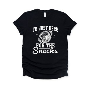 Simply Sage Market Women's I'm Just Here For The Snacks Disco Short Sleeve Graphic Tee - 1 of 4