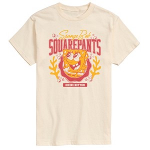 Men's - Spongebob Squarepants - Collegiate Squarepants Short Sleeve Graphic T-Shirt - 1 of 4