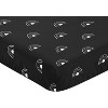 Sweet Jojo Designs Gender Neutral Baby Fitted Crib Sheet Boho Rainbow Black and White - 3 of 4