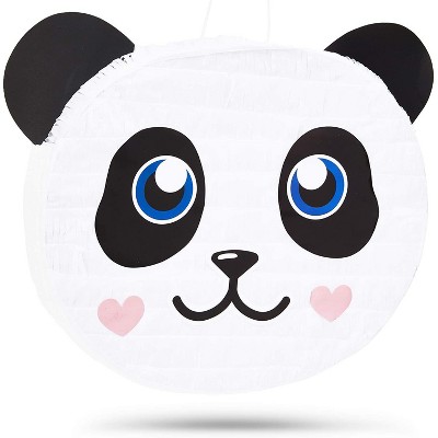 Blue Panda Panda Pinata for Baby Shower, Kids Birthday Party Supplies & Decorations, Small 15 x 13.5 inches