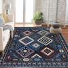 Washable Area Rug Modern Geometric Boho Floor Rugs for Living Room Easy to Care Non Shedding Farmhouse Accent Carpet for Nursery - 3 of 4