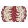 Earth Rugs Chili Pepper Ristra Jute Coaster – 5"x5" Round Braided Coaster with Southwestern Kitchen Design - 3 of 3