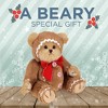 Bearington Gingerbeary Holiday Plush Stuffed Animal Teddy Bear in Gingerbread Man Suit, 10 inches - 2 of 3