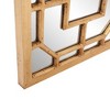 Howard Elliott 46"x15.75" Framed Aldrich Mirror Antique Gold: Modern Style, MDF Wall Mount, No Assembly Required - 4 of 4