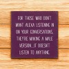 Slickblue Funny Alexa Wood Sign, Knotty Pine Material, Wall or Shelf Decor, Rustic Style, 7x7 Inches, Multiple Colors - 3 of 3