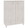 vidaXL Shoe Cabinet Honey brown Solid pine wood, MDF 33.5x15.7x42.5 in - 2 of 4