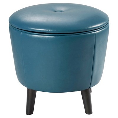 Storage Ottoman Peacock -  Home