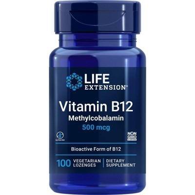 Vitamin B12 500mcg Sublingual By Life Extension - 100 Lozenge : Target