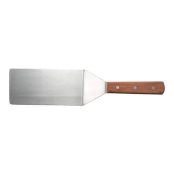 Winco Turner with Offset, Wooden Handle, 8" x 4" Blade