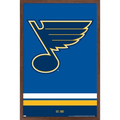 Trends International NHL St. Louis Blues - Logo 21 Framed Wall Poster Prints