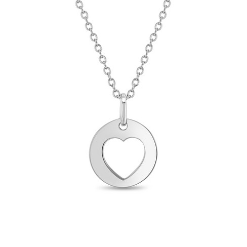 Girls' Tiny Heart Sterling Silver Necklace - in Season Jewelry