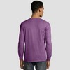 Hanes 1901 Men's Long Sleeve T-Shirt - Slate S