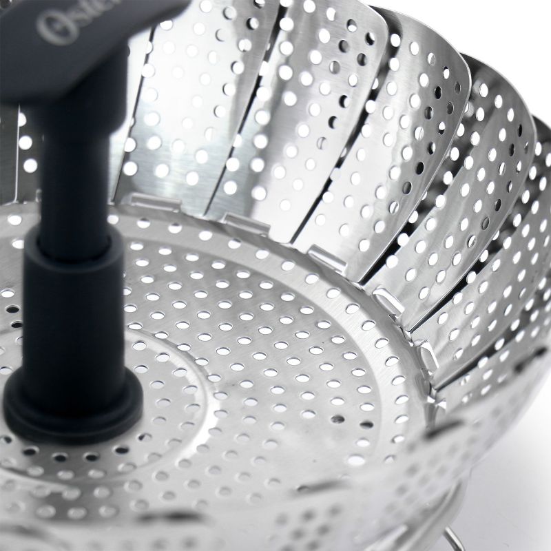 Oster Baldwyn 9 Inch Expandable Stainless Steel Steamer Basket, 3 of 6