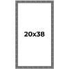 PosterPalooza | Distressed Black Picture Frame - UV Acrylic, Foam Board Backing, Hanging Hardware - 2 of 4