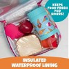 Bentology Lunch Box for Girls - Kids Insulated, Durable Lunchbox Tote Bag Fits Bento Boxes, Containers and Bottles, Back to School Lunch Sleeve Keeps - 2 of 4