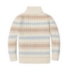 Boys' Organic Mock Neck Stripe Sweater, Kids - 3 of 3