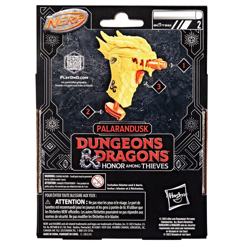 NERF MicroShots Dungeons &#38; Dragons Palarandusk Dart Blaster, 6 of 7