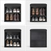 ACEPANO 15 in. W Compact Shoe Cabinet with Seat & Storage for Entryway-Black - 3 of 4