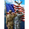 America's Heroes House Flag Military Patriotic 28" x 40" Briarwood Lane - 3 of 4
