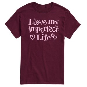 Men's - Instant Message - I Love My Imperfect Life Short Sleeve Graphic T-Shirt - 1 of 4