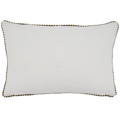 Holiday Stockings Design Cotton Throw Pillow