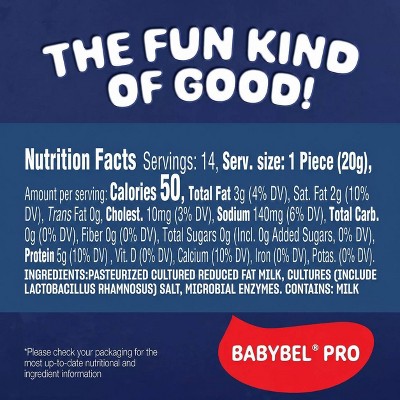 Mini Babybel Pro Snack Ball Cheese Blend - 9.9oz/14ct