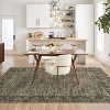 Floral Kitchen Rug – Washable, Non-Slip, Low Pile, Distressed Print Runner for Hallway, Bathroom, Laundry - 3 of 4