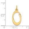 Black Bow Jewelry 14k Yellow Gold, Sophia Collection, Small Script Initial O Pendant - 4 of 4