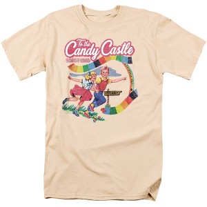 Candy Land To The Candy Castle Adult T-Shirt - 1 of 4