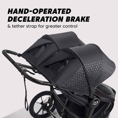 Summit X3 Double All-Terrain Black Aluminium Jogging Stroller