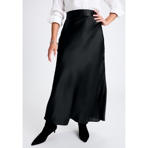 Jessica London Satin Maxi Skirt - 1 of 4