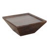 Royal Hampton Square Shape Acacia Wood Coffee Table with Trapezoid Base,36 Inch - 2 of 4