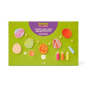 Easter Craft Marbled Paint Egg Garland Kit- Mondo Llama™ - 1 of 4