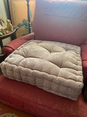 Velour Armchair Booster Cushion