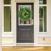 Unique Bargains Four Leaf Hanging Wreaths for Front Door and Wall Decoration - 4 of 4