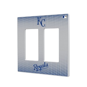 MLB American League Teams Linen Hidden-Screw Light Switch Plate for Double Rocker - 1 of 4