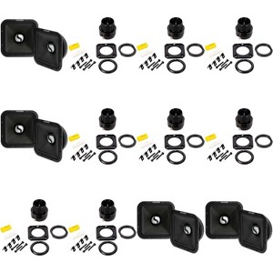 Kicker ST-Series PA ST3TW 1" Bullet Tweeter & ST9MR8 9" Mid Range Bundle ( 8 tweeters ) - 1 of 4