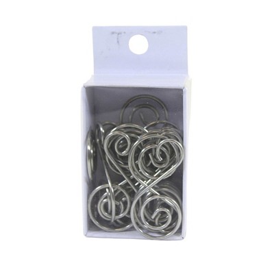 R'nds Christmas Ornament Snap Hooks - Silver - 200 Pack : Target