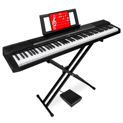 Best Choice Products 88-Key Full Size Digital Piano for All Experience Levels w/Semi-Weighted Keys, Stand, Sustain Pedal