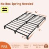 Jojoka Metal Bed Frame, Heavy Duty Platform with 800 lbs Support, No Box Spring Needed, Easy Tool-Free Assembly, Noise-Free Design - 2 of 4