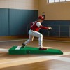 VEVOR Pitching Mound, Portable Baseball Pitcher's Mound, 77 in IIndoor Outdoor Pitching Practice and Training Equipment,Softball Pitching Aids, Green - 2 of 4