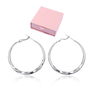 Versatile Gold Hoop Earrings for Women Small Chunky Gold Hoop Earrings Radiant Gold Hoops Pack - 1 of 4