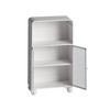 Grungis Tall Bathroom Storage Cabinet,45.28" H Floor Cabinets with Glass Door and Shelves,Storage Cabinet for Bathroom - 4 of 4