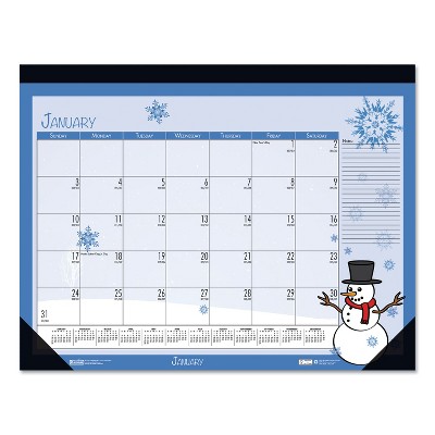 House of Doolittle Earthscapes Seasonal Desk Pad Calendar 18.5 x 13 2021 1396