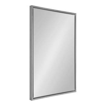 24" x 36" Evans Rectangle Wall Mirror Silver - Kate & Laurel All Things Decor